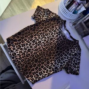 Urban Planet Leopard Print Crop Top